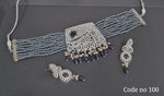 Cz Choker 03961 - KRISHNA'S SWETA JEWELLERY