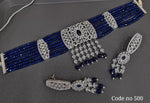 Cz Choker 03965 - KRISHNA'S SWETA JEWELLERY