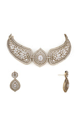 Cz Choker 04544 - KRISHNA'S SWETA JEWELLERY