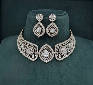 Cz Choker 04544 - KRISHNA'S SWETA JEWELLERY