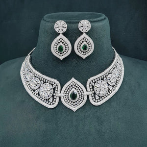 Cz Choker 04544 - KRISHNA'S SWETA JEWELLERY