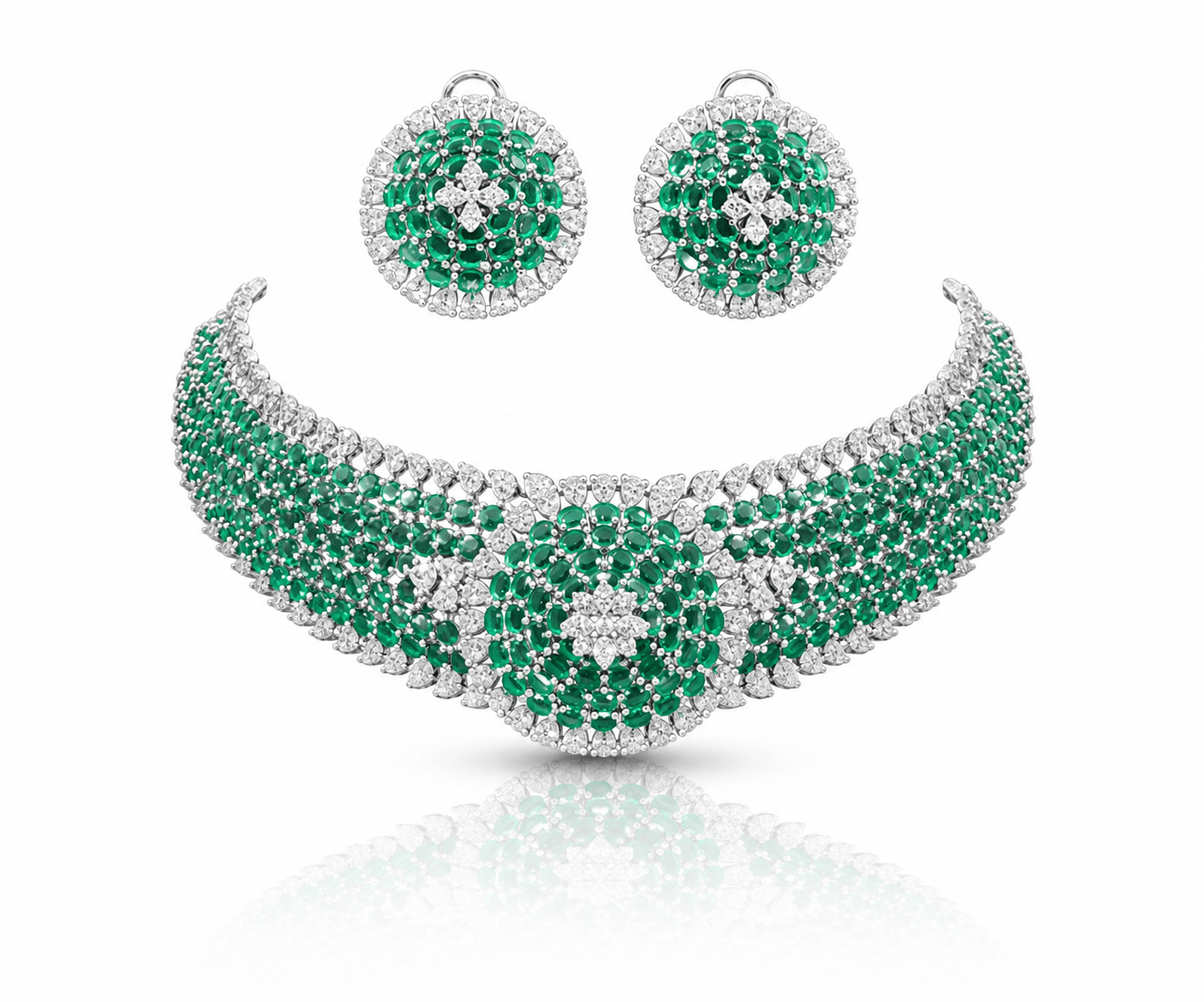 Cz Choker 10094 - KRISHNA'S SWETA JEWELLERY