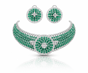 Cz Choker 10094 - KRISHNA'S SWETA JEWELLERY