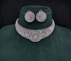 Cz Choker 10094 - KRISHNA'S SWETA JEWELLERY