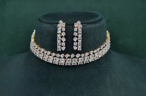 Cz Choker 10101 - KRISHNA'S SWETA JEWELLERY