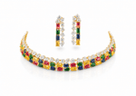 Cz Choker 10101 - KRISHNA'S SWETA JEWELLERY