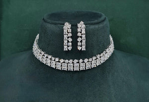 Cz Choker 10101 - KRISHNA'S SWETA JEWELLERY
