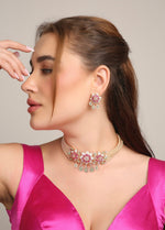 Cz Choker 10574 - KRISHNA'S SWETA JEWELLERY