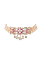Cz Choker 10574 - KRISHNA'S SWETA JEWELLERY