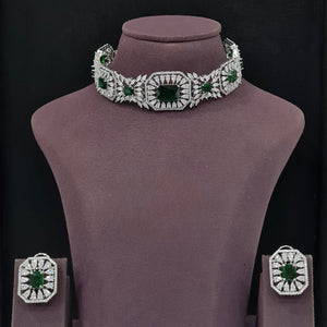 Cz Choker 11232 - KRISHNA'S SWETA JEWELLERY