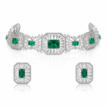 Cz Choker 11232 - KRISHNA'S SWETA JEWELLERY