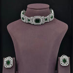 Cz Choker 11232 - KRISHNA'S SWETA JEWELLERY