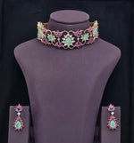 Cz Choker 11613 - KRISHNA'S SWETA JEWELLERY