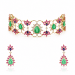 Cz Choker 11613 - KRISHNA'S SWETA JEWELLERY
