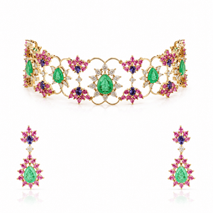Cz Choker 11613 - KRISHNA'S SWETA JEWELLERY