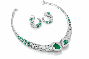 Cz Collar Necklace 09483 - KRISHNA'S SWETA JEWELLERY