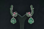 Cz Doublet Earcuff 08126 - KRISHNA'S SWETA JEWELLERY