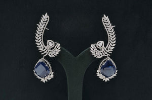 Cz Doublet Earcuff 08126 - KRISHNA'S SWETA JEWELLERY