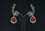 Cz Doublet Earcuff 08126 - KRISHNA'S SWETA JEWELLERY