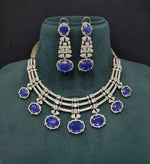 Cz Doublet Necklace 09865 - KRISHNA'S SWETA JEWELLERY
