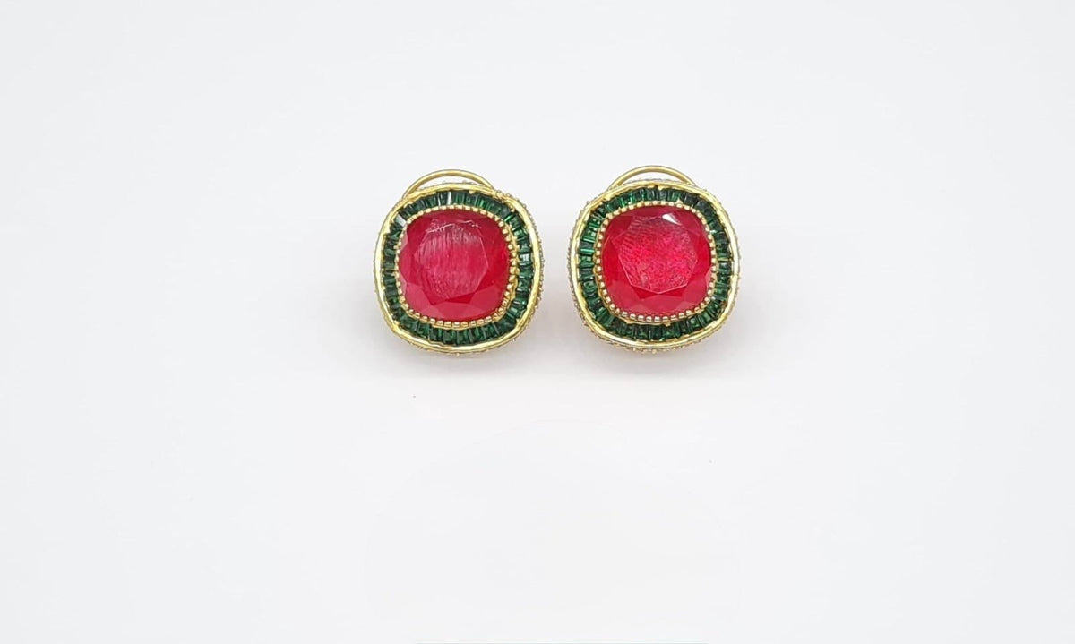 Cz Doublet Tops 09091 - KRISHNA'S SWETA JEWELLERY