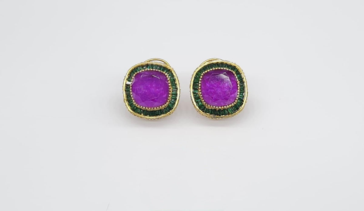 Cz Doublet Tops 09091 - KRISHNA'S SWETA JEWELLERY