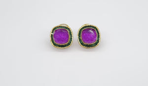Cz Doublet Tops 09091 - KRISHNA'S SWETA JEWELLERY