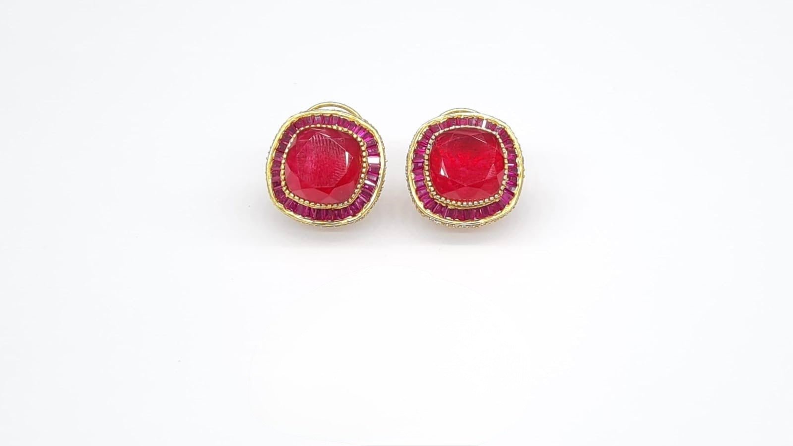 Cz Doublet Tops 09091 - KRISHNA'S SWETA JEWELLERY
