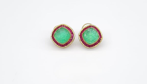 Cz Doublet Tops 09091 - KRISHNA'S SWETA JEWELLERY