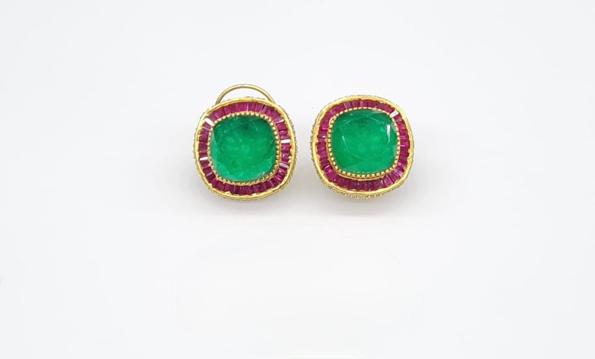 Cz Doublet Tops 09091 - KRISHNA'S SWETA JEWELLERY
