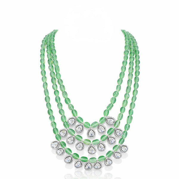 Cz Dulha Mala 09010 - KRISHNA'S SWETA JEWELLERY