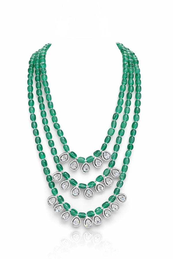 Cz Dulha Mala 09010 - KRISHNA'S SWETA JEWELLERY