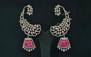 Cz Earcuff 07614 - KRISHNA'S SWETA JEWELLERY