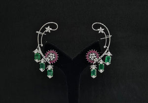 Cz Earcuff 07969 - KRISHNA'S SWETA JEWELLERY