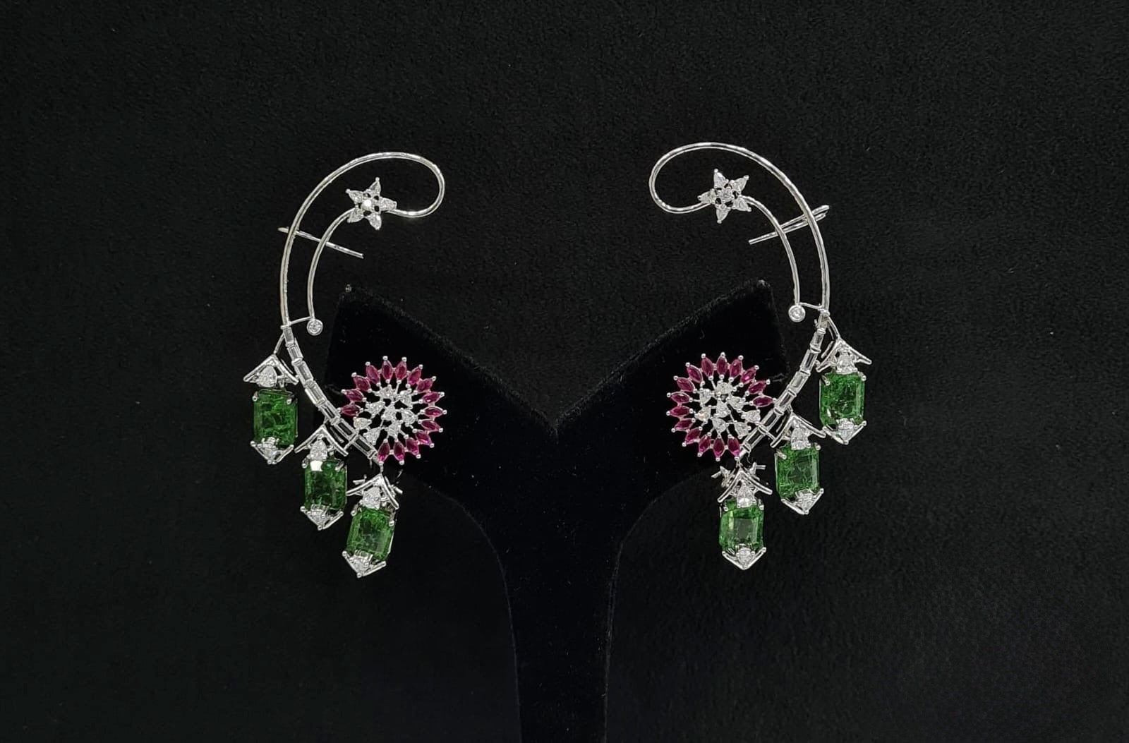 Cz Earcuff 07969 - KRISHNA'S SWETA JEWELLERY