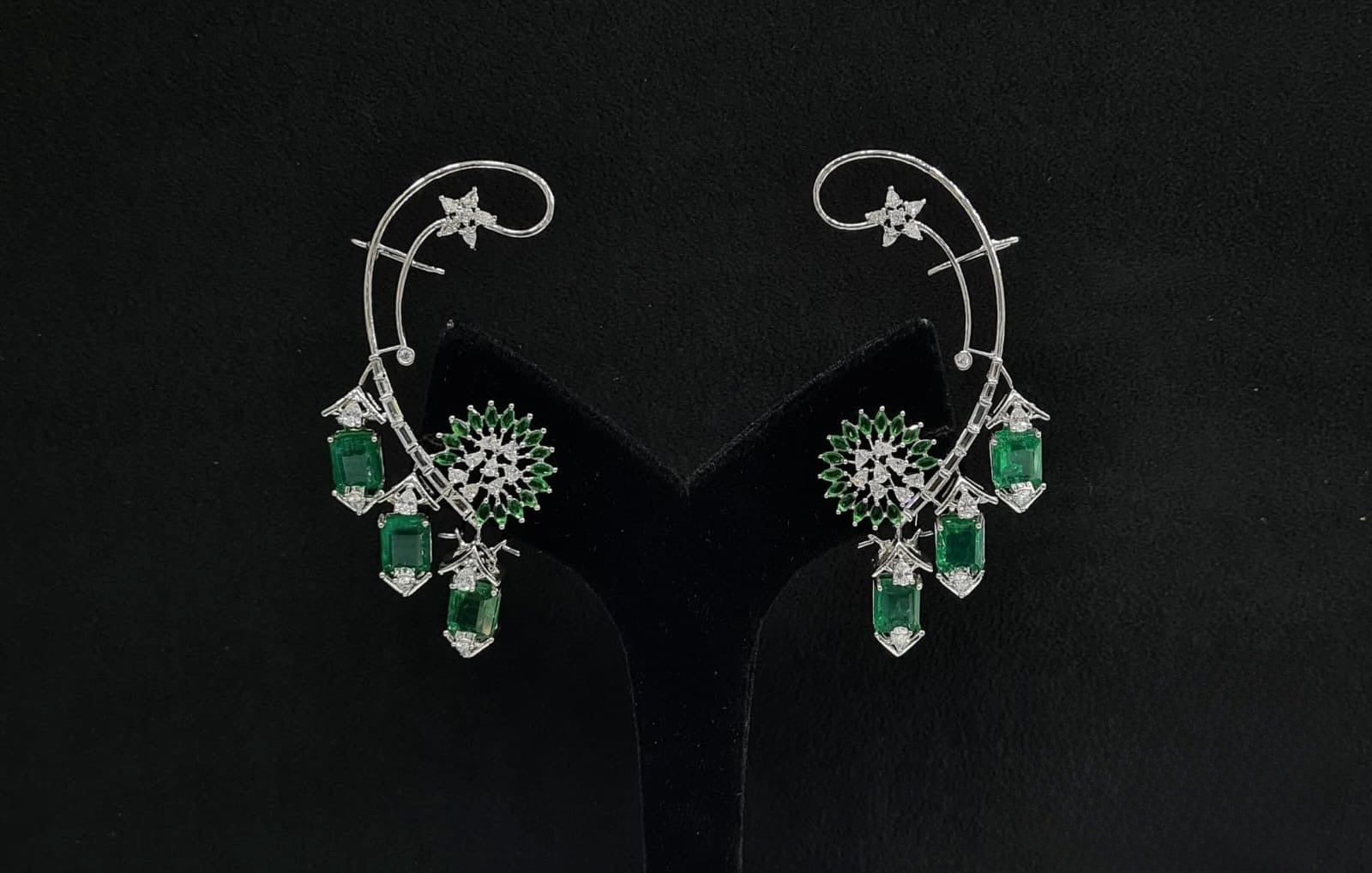Cz Earcuff 07969 - KRISHNA'S SWETA JEWELLERY