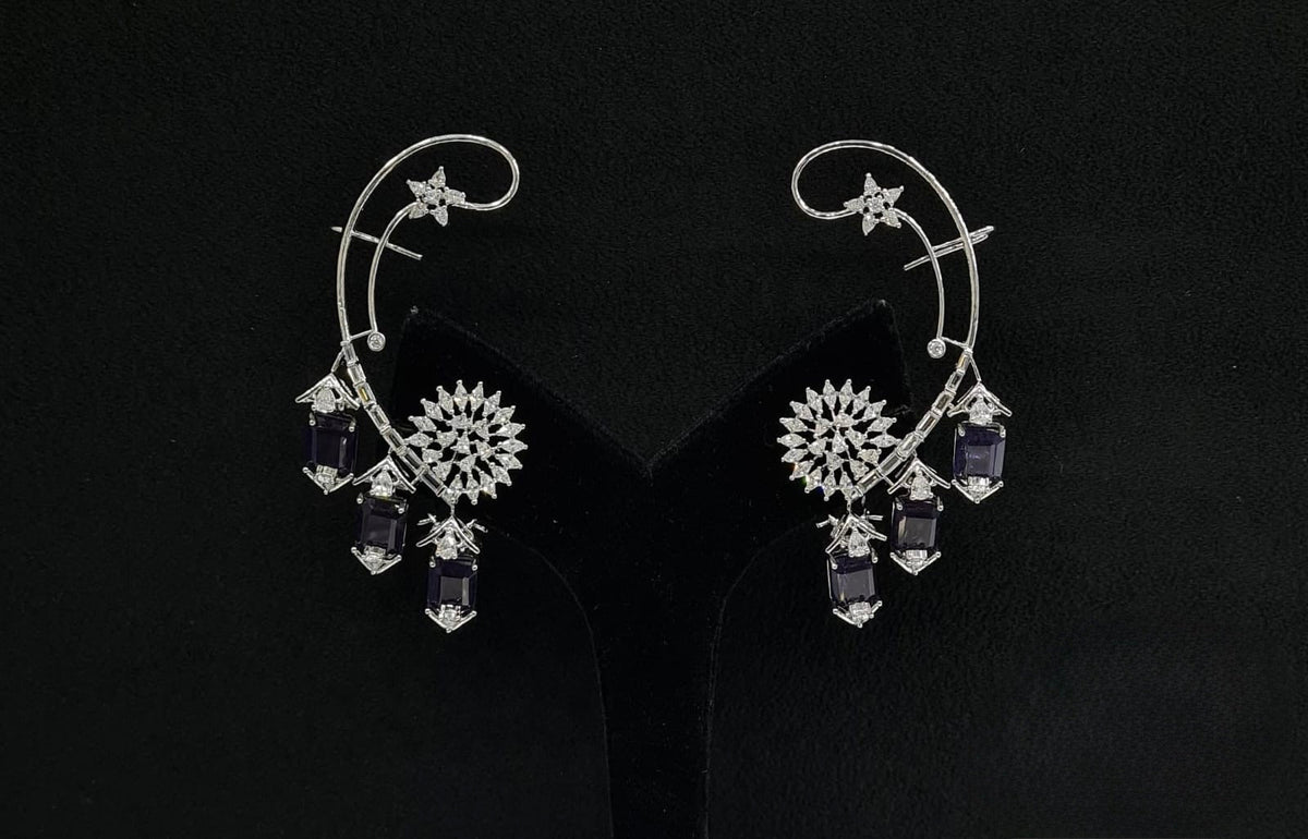 Cz Earcuff 07969 - KRISHNA'S SWETA JEWELLERY