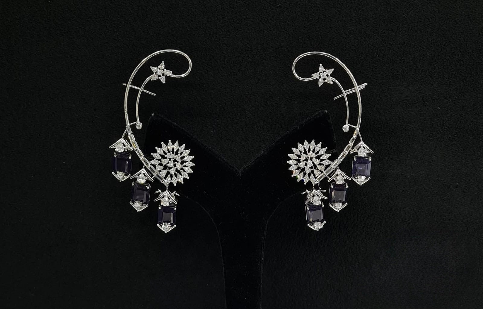 Cz Earcuff 07969 - KRISHNA'S SWETA JEWELLERY