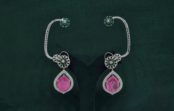 Cz Earcuff 09867 - KRISHNA'S SWETA JEWELLERY