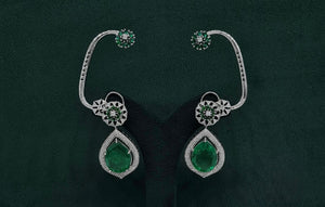 Cz Earcuff 09867 - KRISHNA'S SWETA JEWELLERY