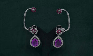 Cz Earcuff 09867 - KRISHNA'S SWETA JEWELLERY