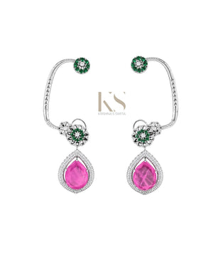 Cz Earcuff 09867 - KRISHNA'S SWETA JEWELLERY