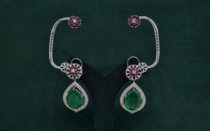 Cz Earcuff 09867 - KRISHNA'S SWETA JEWELLERY