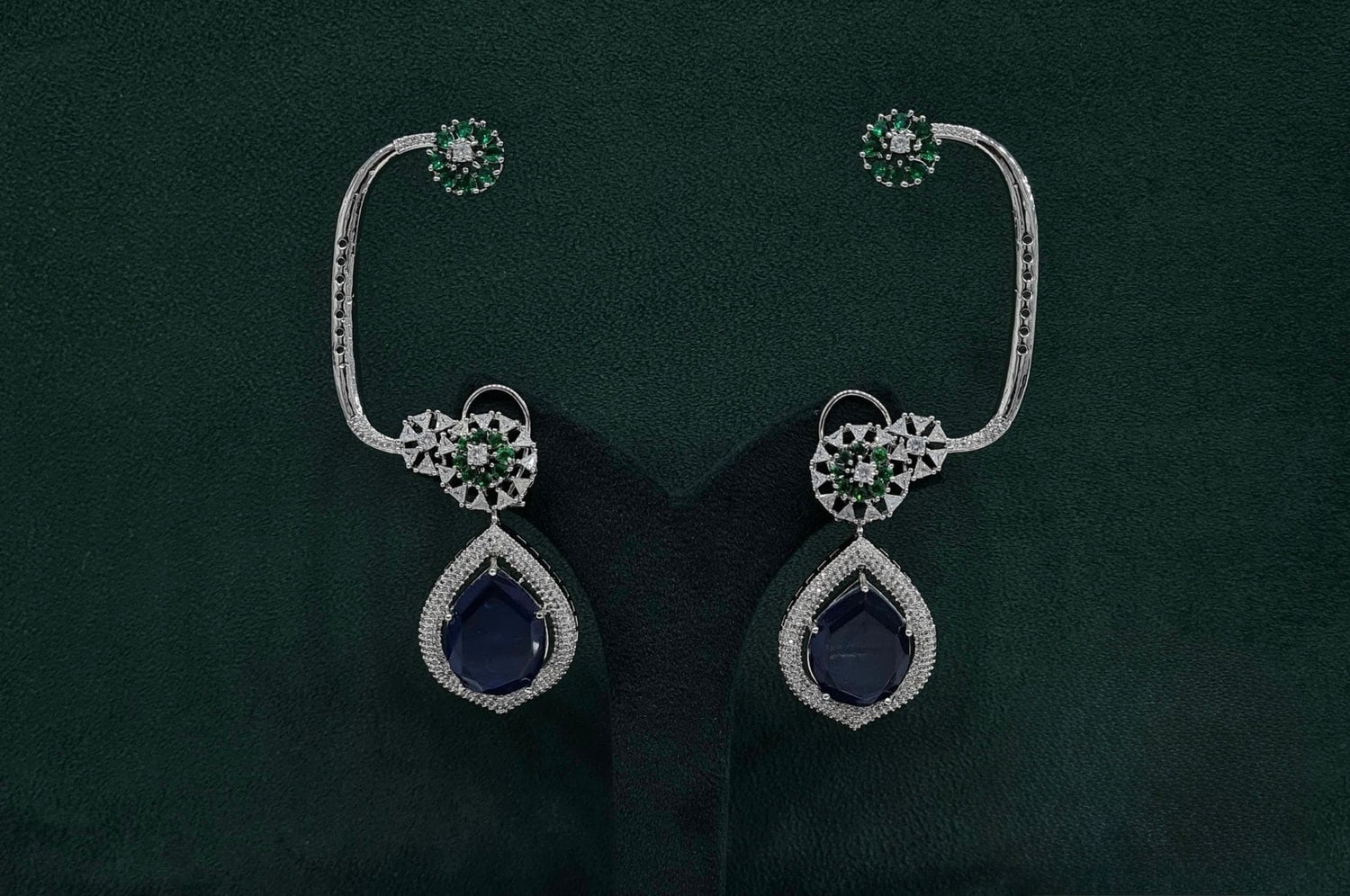Cz Earcuff 09867 - KRISHNA'S SWETA JEWELLERY