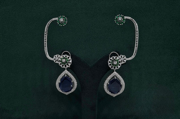 Cz Earcuff 09867 - KRISHNA'S SWETA JEWELLERY