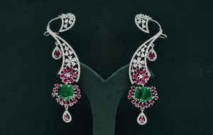 Cz Earcuffs 08882 - KRISHNA'S SWETA JEWELLERY