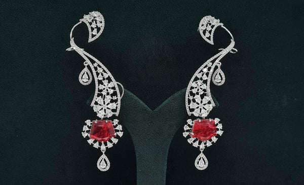 Cz Earcuffs 08882 - KRISHNA'S SWETA JEWELLERY