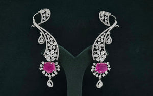 Cz Earcuffs 08882 - KRISHNA'S SWETA JEWELLERY