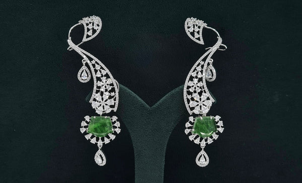 Cz Earcuffs 08882 - KRISHNA'S SWETA JEWELLERY