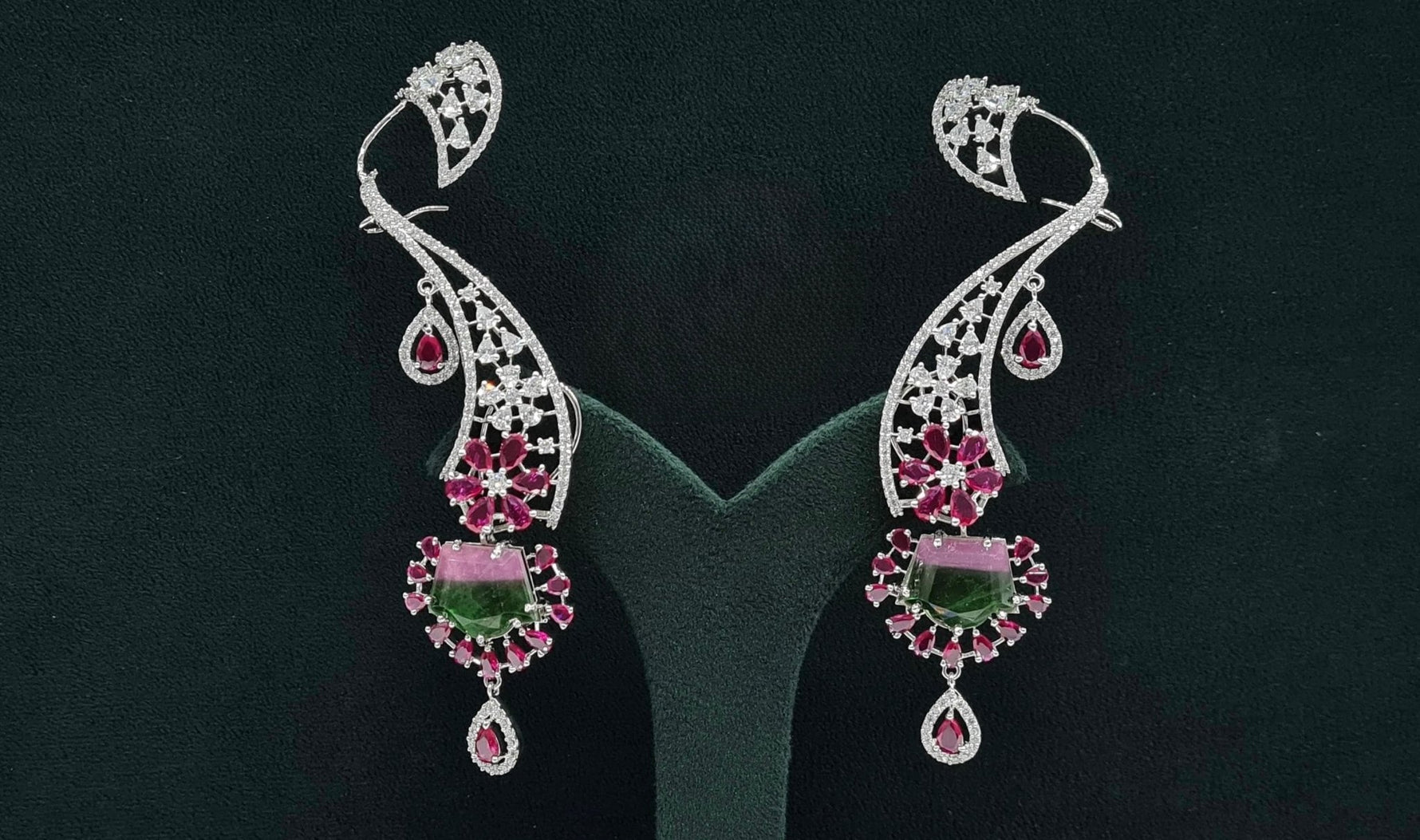Cz Earcuffs 08882 - KRISHNA'S SWETA JEWELLERY
